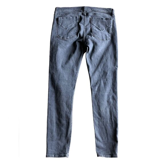 Hudson Krista Ankle Super Skinny Jeans W32 L27.5 Gray Denim Stretch Distressed - Picture 8 of 8